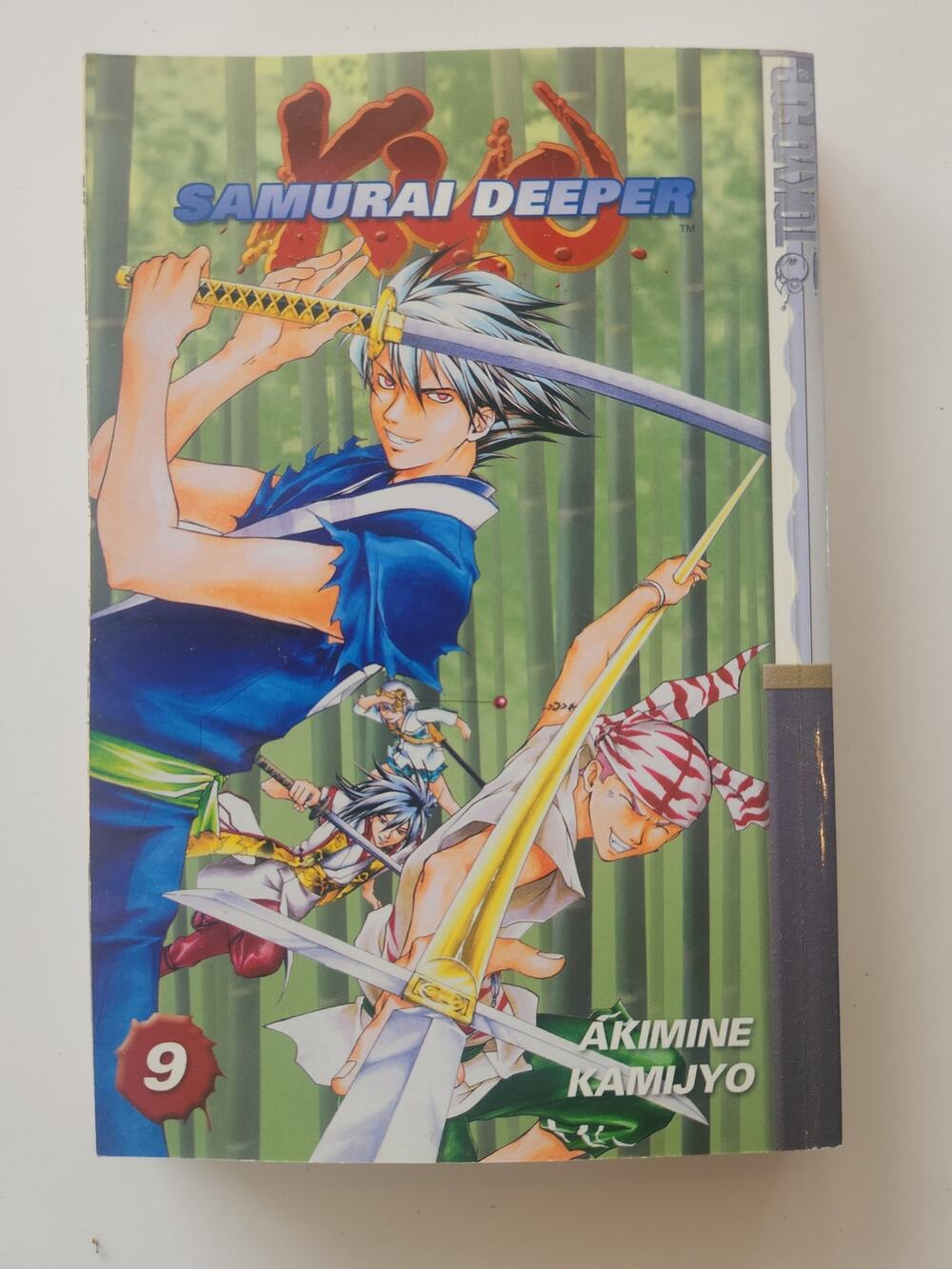 Samurai Deeper Kyo Vol 9 Manga Akimine Kamijyo Tokyopop First Printing 2004